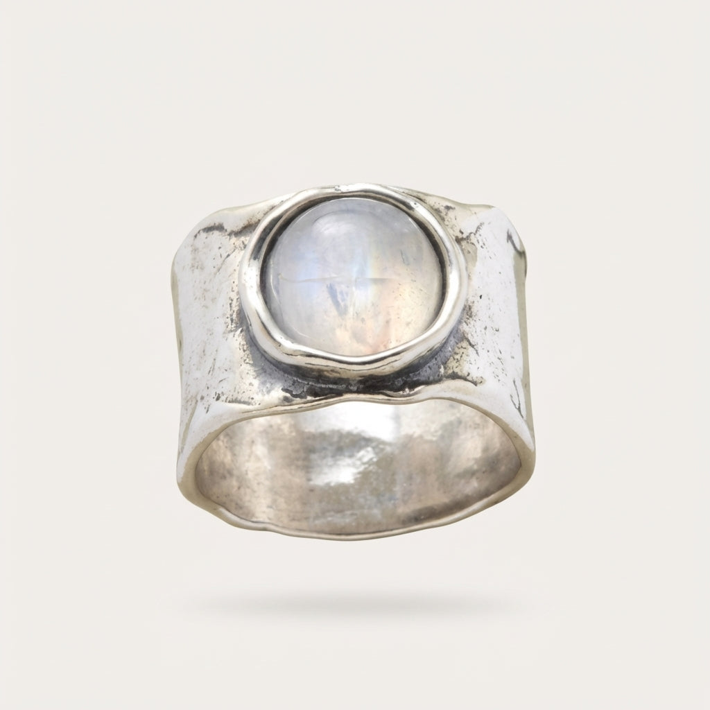 Anillo Piedra Lunar Boho