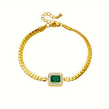 Pulsera Juana Verdejante con Esmeralda