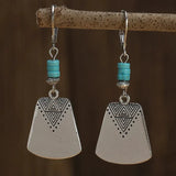 Pendientes Artesanales con Turquesa