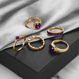 Anillo de amatista
