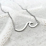 Collar de plata Onda del Mar