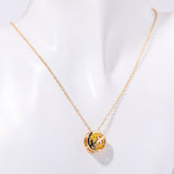 Collar Zodíaco de doble cara