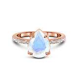 Anillo Bianca con Piedra lunar