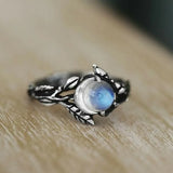 Anillo Elisabete Piedra lunar