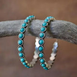 Pendientes vintage de turquesa