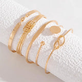 Conjunto de Pulseras Anudadas Elegantes