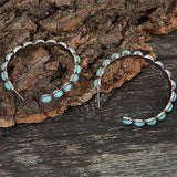 Pendientes vintage de turquesa