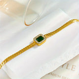 Pulsera Juana Verdejante con Esmeralda