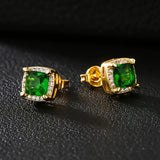Pendientes Carina Piedra de Esmeralda