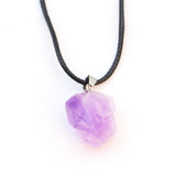 Collar de amatista rosa