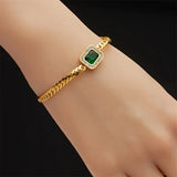 Pulsera Juana Verdejante con Esmeralda