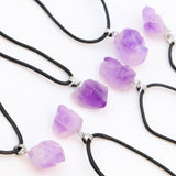 Collar de amatista rosa