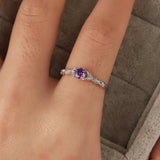 Anillo Brigitte Amatista