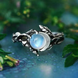 Anillo Elisabete Piedra lunar
