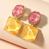 Pendientes con cristales calientes