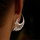 Pendientes con Alas de Oro