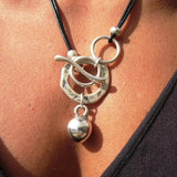 Collar vintage plateado