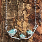 Collar vintage plateado