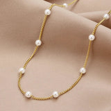 Collar de Oro con Perla