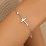 Pulsera Corazón Plata Fe