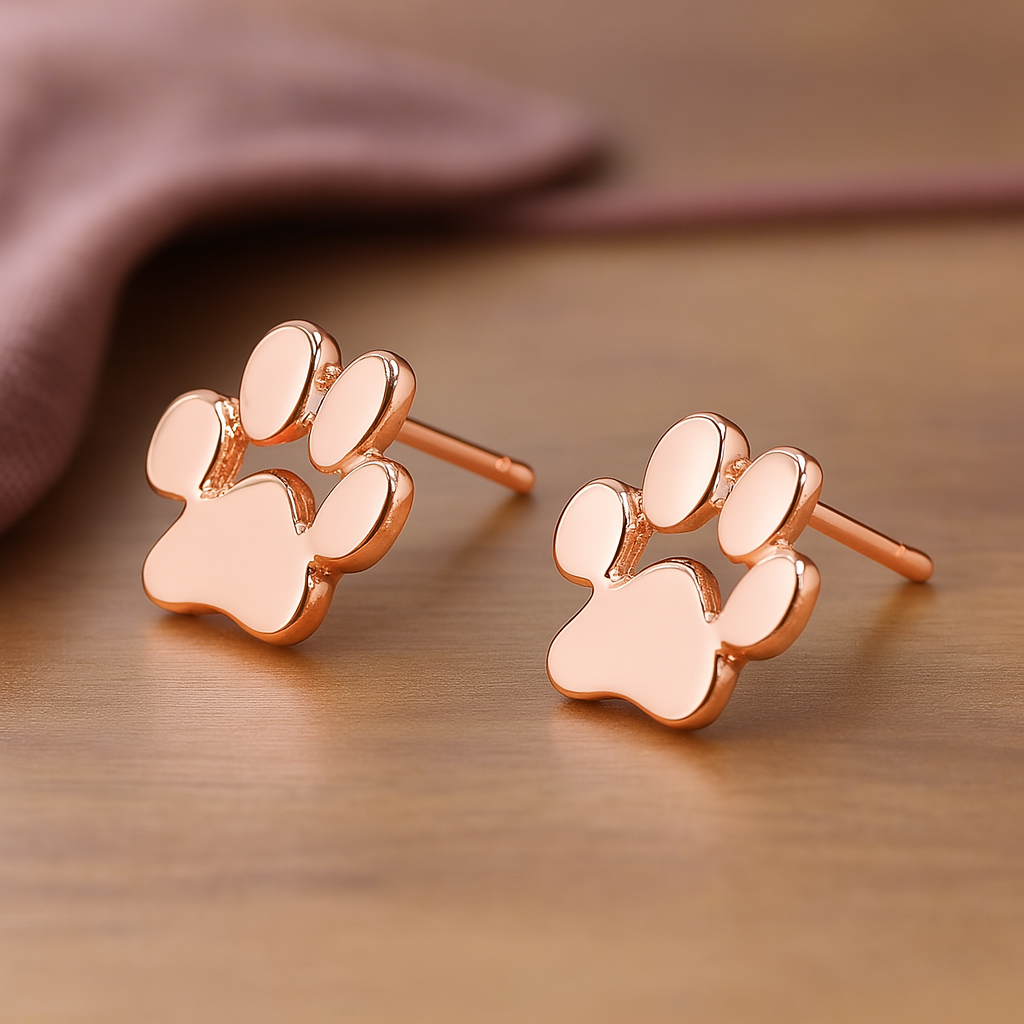 Yamira™ | Pendientes Huella Hipoalergénicos