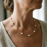 Collar de Oro con Perla