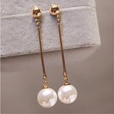 Pendientes de lujo con perlas especiales montadas a mano