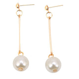 Pendientes colgantes de lujo con perlas especiales montadas a mano