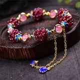 Pulsera de piedra granate