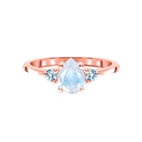 Anillo Louisa con Piedra lunar