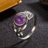 Anillo de amatista para hermana