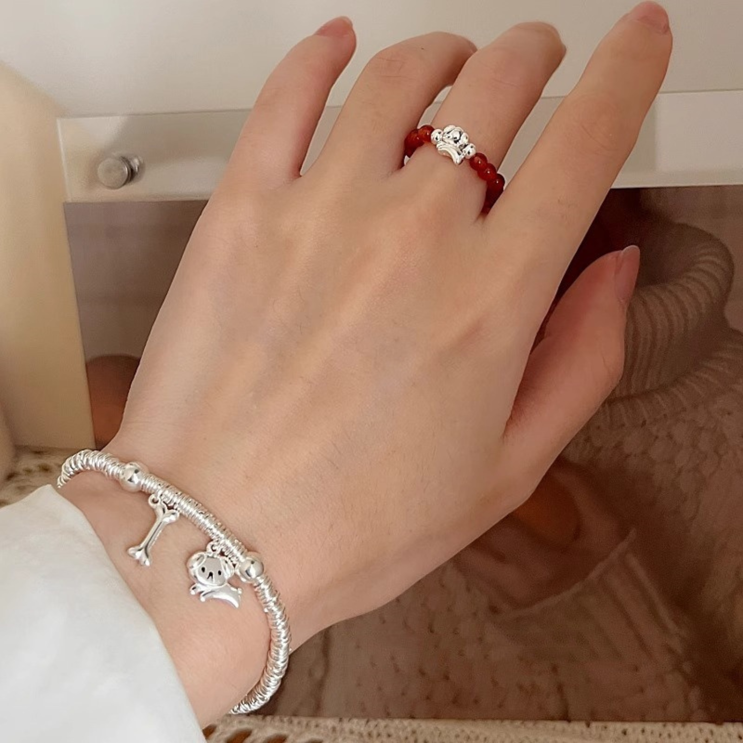 Luisa™ | Pulsera con perro o gato