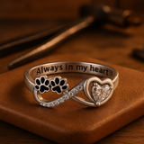 Laiseta™ | Anillo Huella con Corazón e Infinito