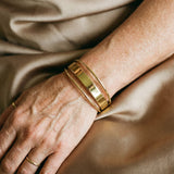 Brazalete Clásico de Oro