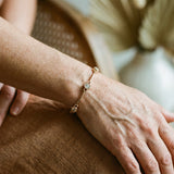 Brazalete Zirconia Cúbica Oro