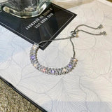 Brazalete ajustable con circonitas