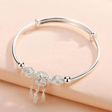Pulsera Ajustable Atrapasueños en Plata