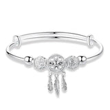 Pulsera Ajustable Atrapasueños en Plata