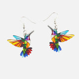 Kolira™ | Pendientes Colgantes Acrílicos con Motivo de Colibrí