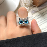 Lurena | Anillo Gato Vintage Plata