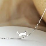 Collar de Gato Trepador en Plata