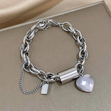 Pulsera gruesa de oro