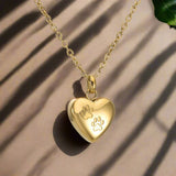 Galiana™ | Collar Urna de Huella en Corazón