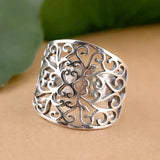 Anillo de Corazones de Plata