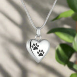 Galiana™ | Collar Urna de Huella en Corazón