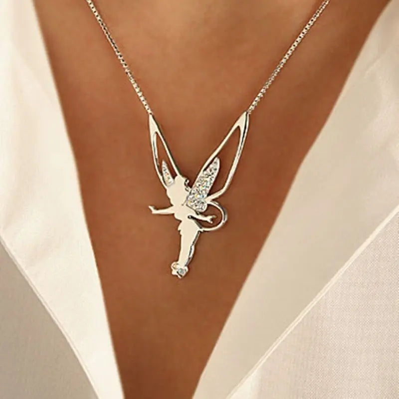 Collar de Hada en Dorado y Plateado