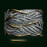 Anillo Alice de Oro y Cristales