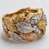 Anillo de Otoño de Oro, Plata y Cobre