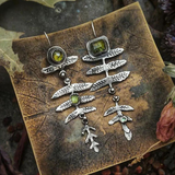 Pendientes de moda en forma de hoja