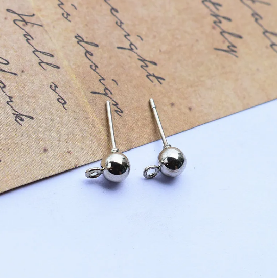 Ganchos para Aretes Bañados en Cobre